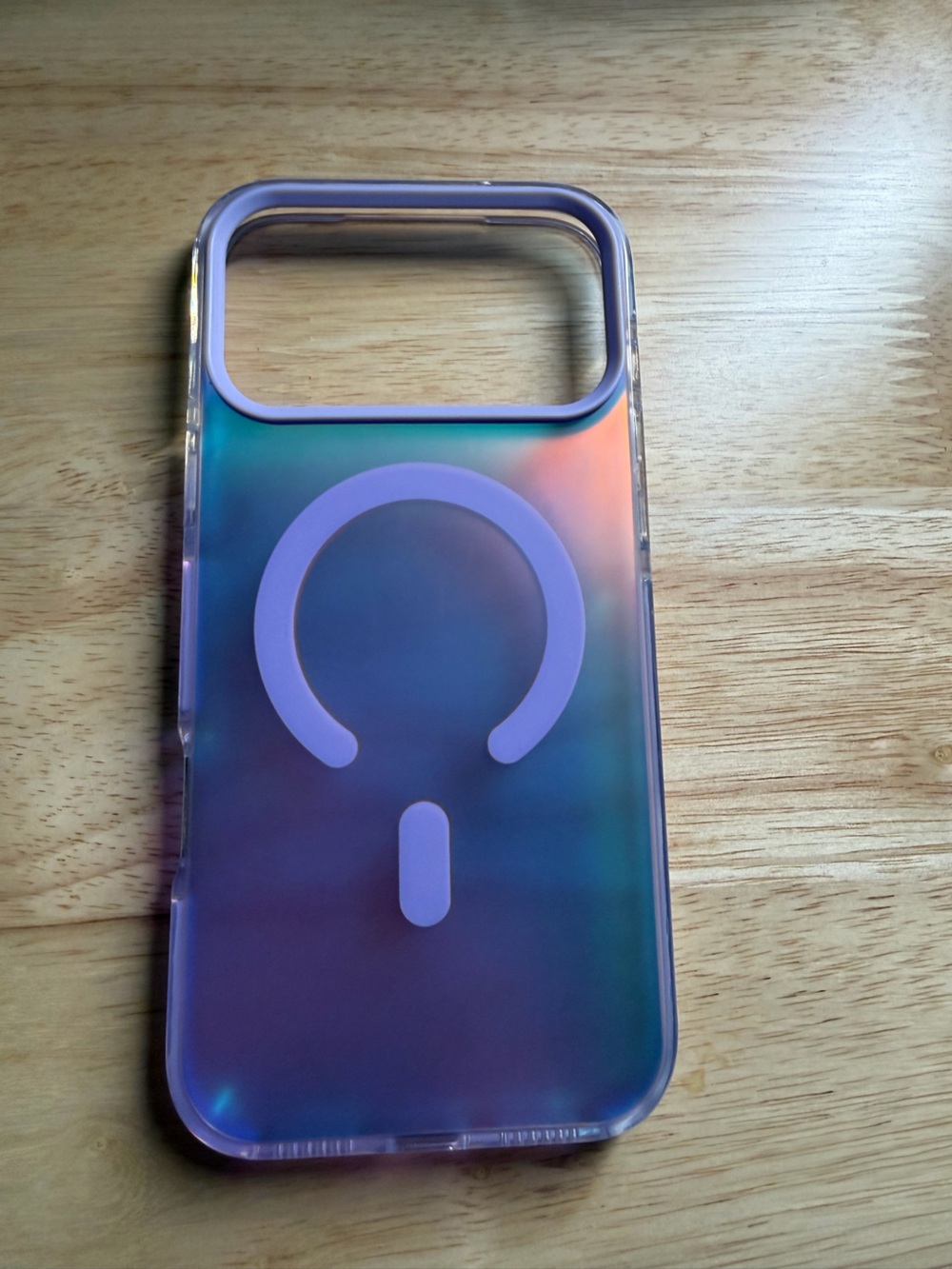 Purple C-Logo Iridescent Phone Case